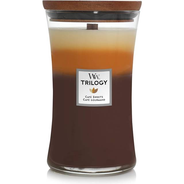 Woodwick Large Trilogy Café Sweets Candle 609g
