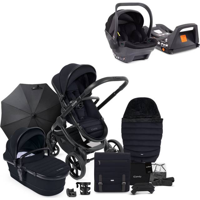 iCandy Peach 7 Complete 3 In 1 Pushchair Bundle - Olive Green