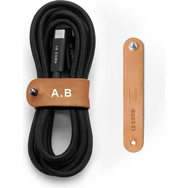 Cable organizer in leather
