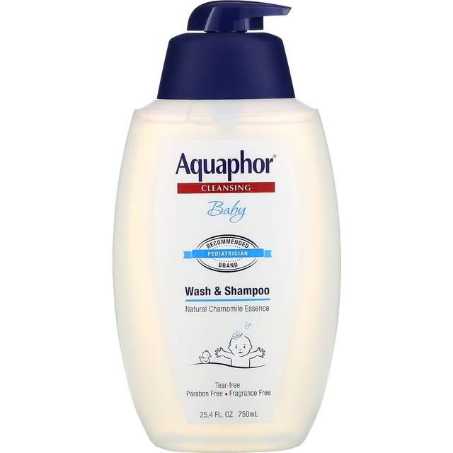 Aquaphor, Baby, Wash & Shampoo, Fragrance Free, 25.4 fl oz (750 ml)