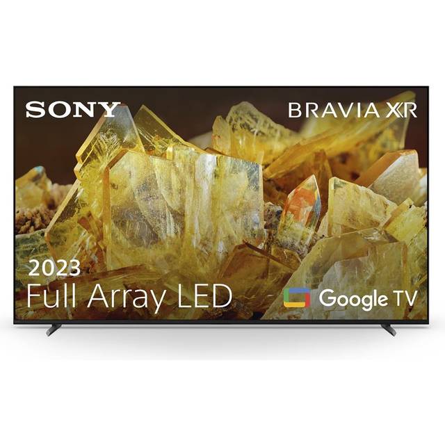 75" SONY BRAVIA XR75X90LU Smart 4K Ultra HD HDR LED TV with Google Assistant, Silver/Grey