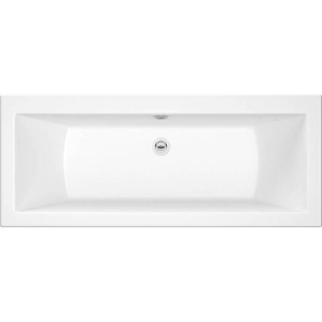 Nuie Asselby Square Double Ended Straight Bath 1700x700