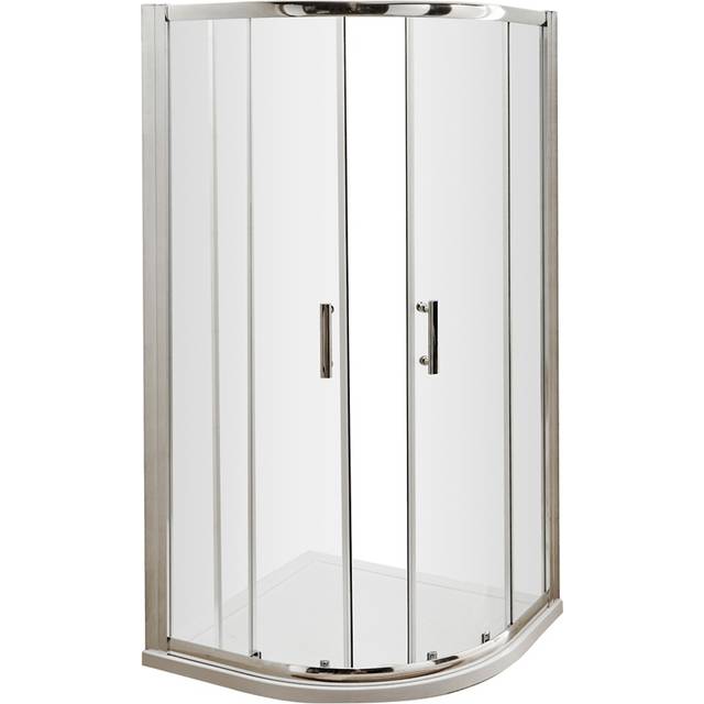 Nuie Pacific Chrome Quadrant Shower Enclosure 1000x1000mm