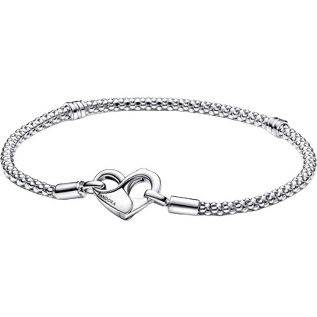 Pandora Moments Studded Chain Bracelet - 21cm - Silver