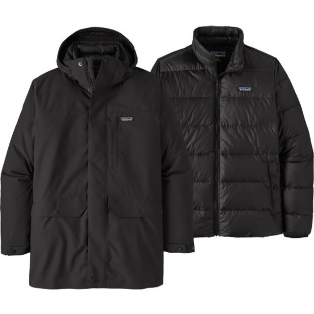 Patagonia Mens Tres 3-in-1 Parka (Svart (BLACK) Medium)