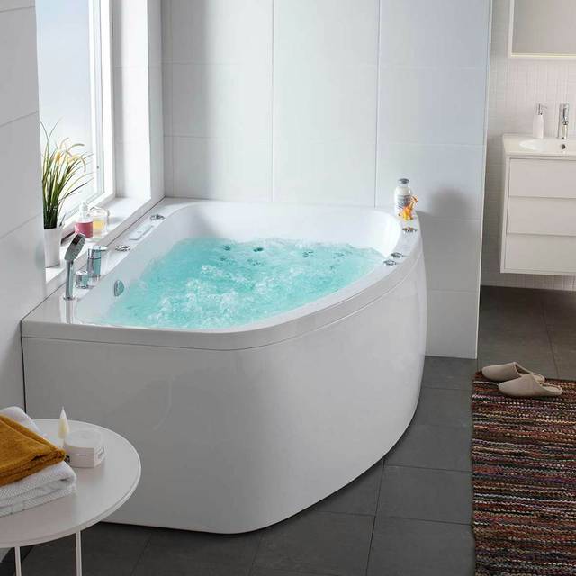 Massagebadkar Aqua 160 Duo Premium L (Utan Blandare)