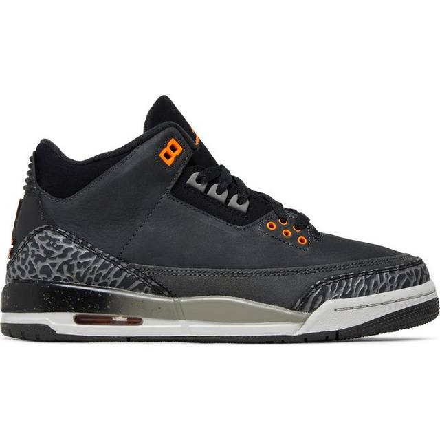 (GS) Air Jordan 3 Retro 'Fear Pack 2023' DM0967-080 - NIGHT STADIUM/TOTAL ORANGE-BLACK-FLAT PEWTER-NEUTRAL GREY - 4Y