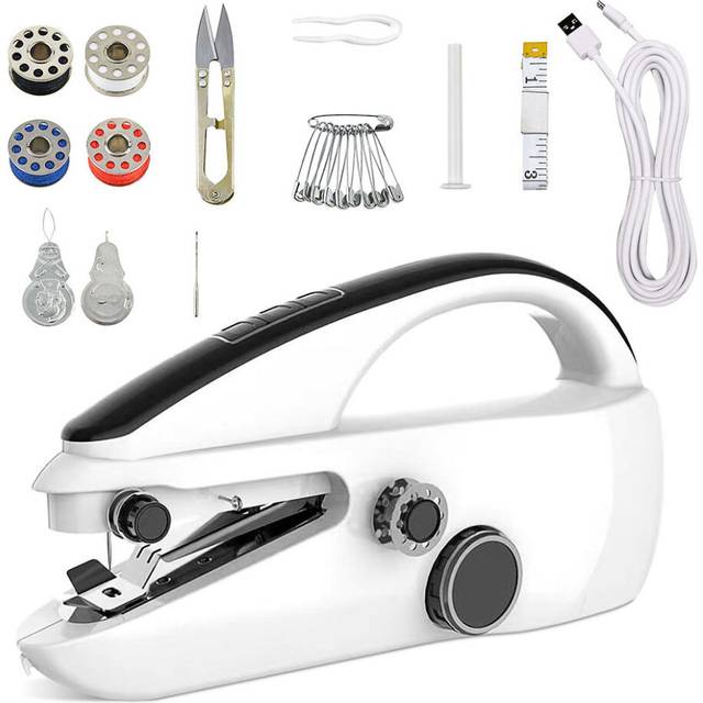 Mini Handheld Sewing Machine Battery Powered Electric USB Quick Stitching Home Needlework DIY Electric Sewing Machine