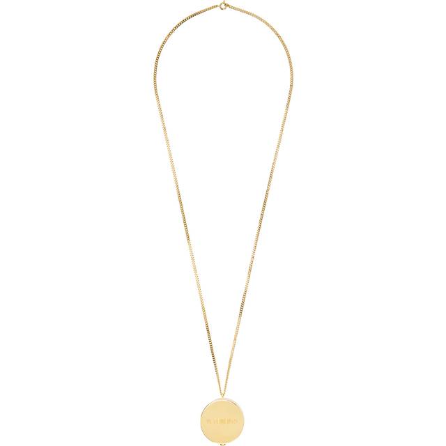 VETEMENTS Gold Pendant Necklace - GOLD - UNI