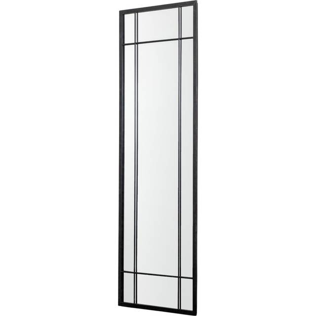 Rectangle Metal Wall Mirror - Black (60cm H X 180cm W X 2.5cm D)