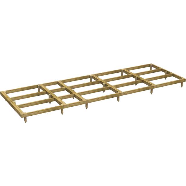 Power 18' x 6' Shed Base Kit, Brown