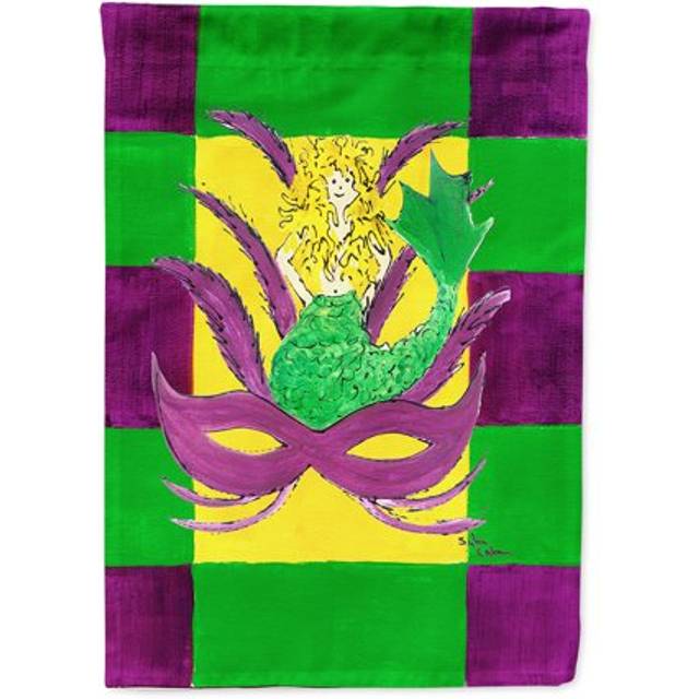 """""Caroline's Treasures 8162CHF Mardi Gras Flag Canvas  Large  Multicolor"""""