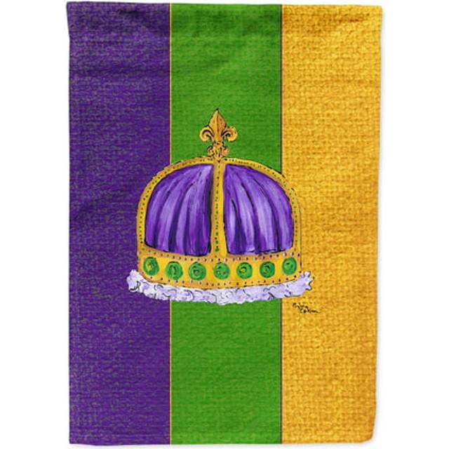 """""Caroline's Treasures 8371CHF Mardi Gras Flag Canvas  Large  Multicolor"""""