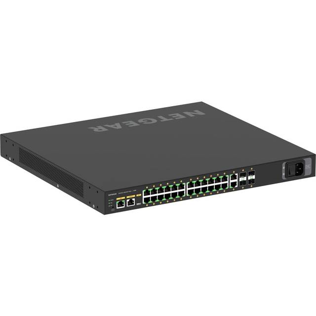 NETGEAR M4250-26G4XF-PoE+ Managed L2/L3 Gigabit Ethernet (10/100/1000) Power over Ethernet (PoE) 1U Black