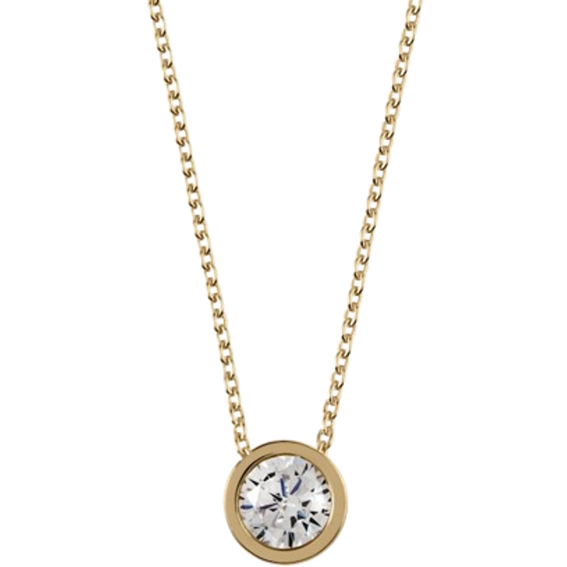 Radley London Fountain Road Ladies Sterling Silver 18ct Yellow Gold Plated Cubic Zirconia Stone Pendant