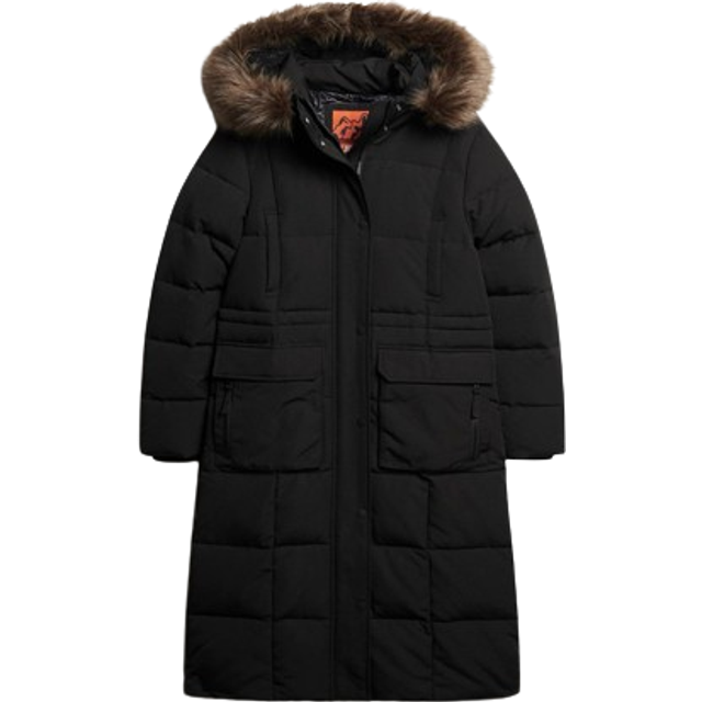 Women's long jacket Superdry Everest - Noir - XS