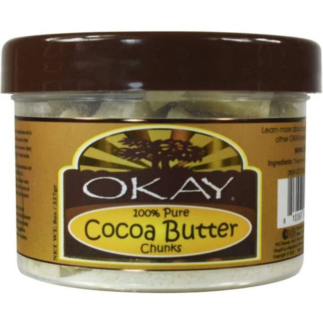 OKAY 100% PURE COCOA BUTTER CHUNCK 8oz/227gr
