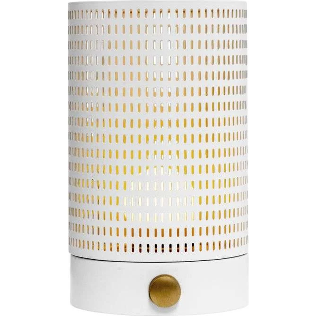 Dyberg Larsen Mesh Lantern White/ Brass