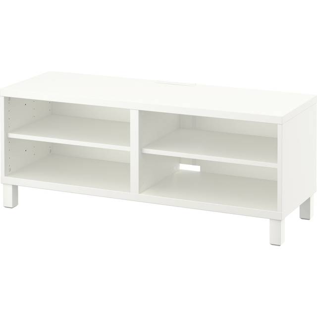 BESTÅ tv-bänk, vit, 120x40x48 cm