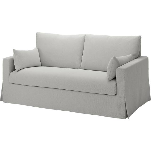 HYLTARP 2-sitssoffa, Tallmyra vit/svart