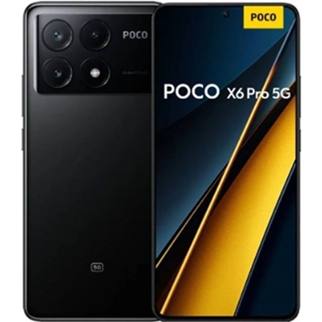 POCO X6 Pro, 16,9 cm (6.67"), 2712 x 1220 pixlar, 8 GB, 256 GB, 64 MP, Gul