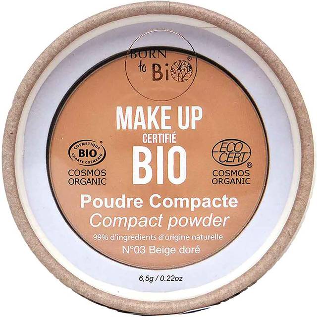 Born To Bio Organic Compact Powder N°3 Beige Golden