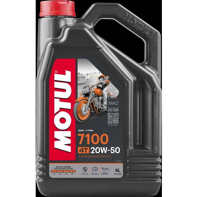 MOTUL 109387 Motorolja 7100 20W-50 4T Innehåll: 4l, Mineralolja