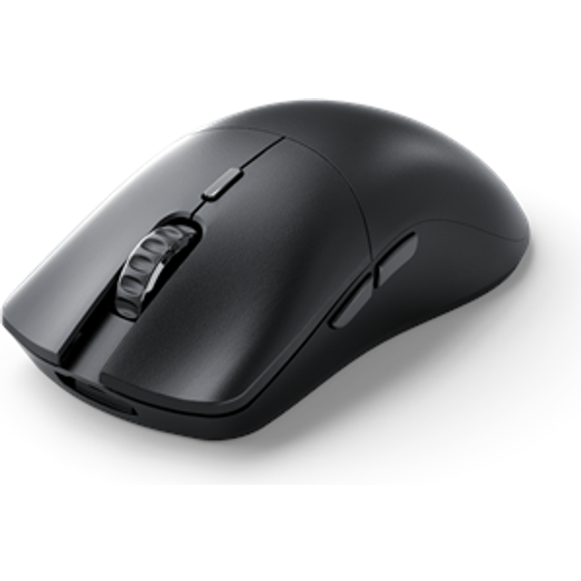 Glorious Gaming Model O 2 PRO, trådlös gamingmus – 2,4 GHz, 1 ms fördröjning, 100 miljoner klick, 57 g, lång batteritid, BAMF 2.0-sensor på 26K DPI, RGB, dubbelhänt, 6 knappar, PTFE-fötter – Svart