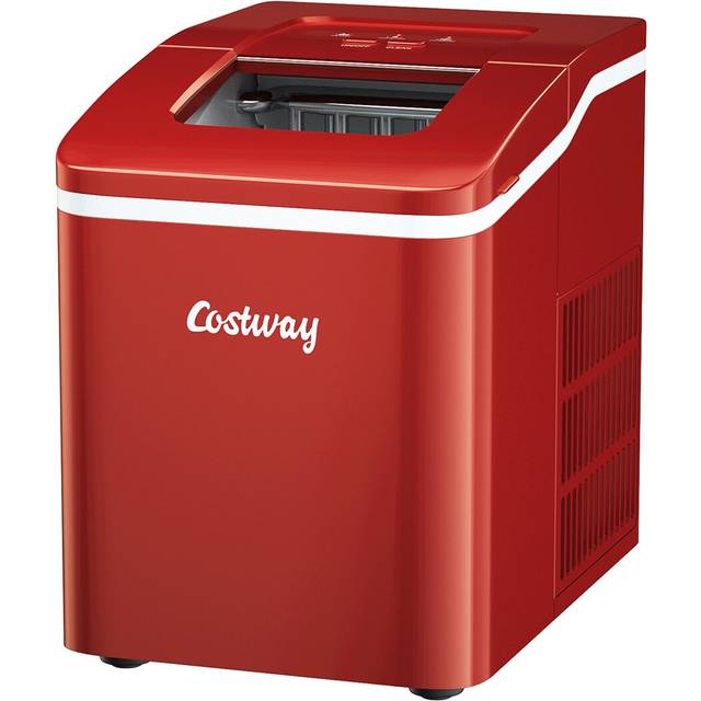 Compact 11.8 lb. Daily Production Clear Ice Portable Ice Maker - Silver (29.39cm H X 22cm W X 29cm D)