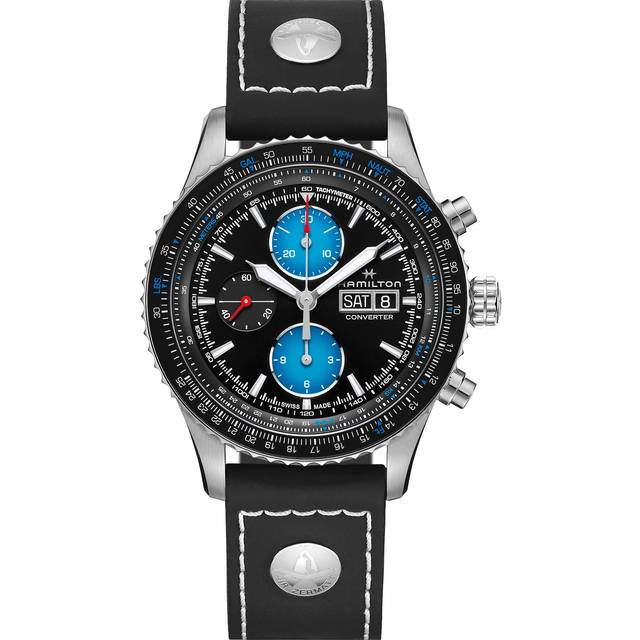 Hamilton Watch Khaki Aviation Converter Air Zermatt Limited Edition - Black