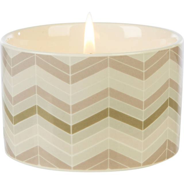 Fired Earth Medceramic Darjeeling and Damask Candle - Natural