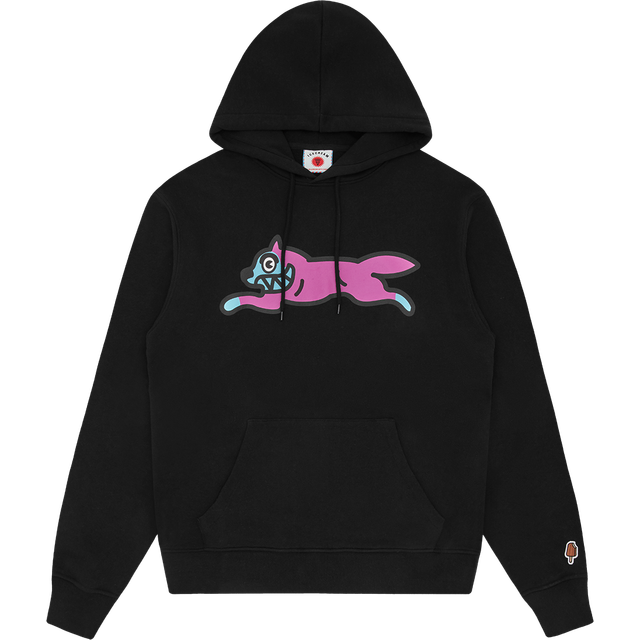RUNNING DOG HOOD - BLACK, XS