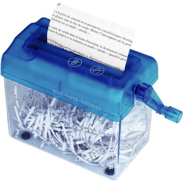 A6 Shredder Paper Office Shredder Mini Paper Shredder Sheets Manual Hand Paper Shredders Straight Cutting Machine