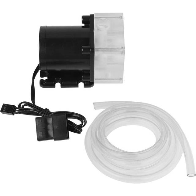 2M/6.56Ft 9.5X12.7mm Transparent Pvc Pipe Tube Computer Pc Water Cooling & 12V 0.8A 10W G1/4 Thread Low Noise Water Pump