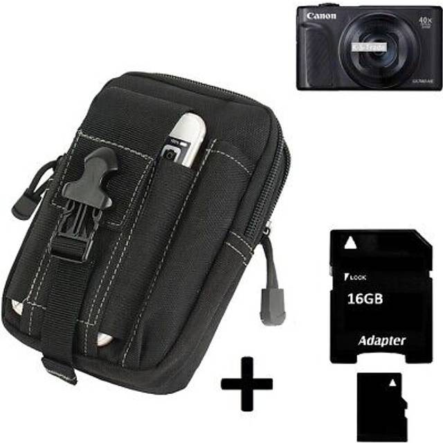 For canon powershot sx740 hs belt bag big outdoor protection holster case sleeve