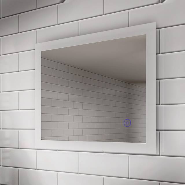 Arbuckle Lighted Wall Mounted Bathroom Mirror (60cm H x 50cm W)