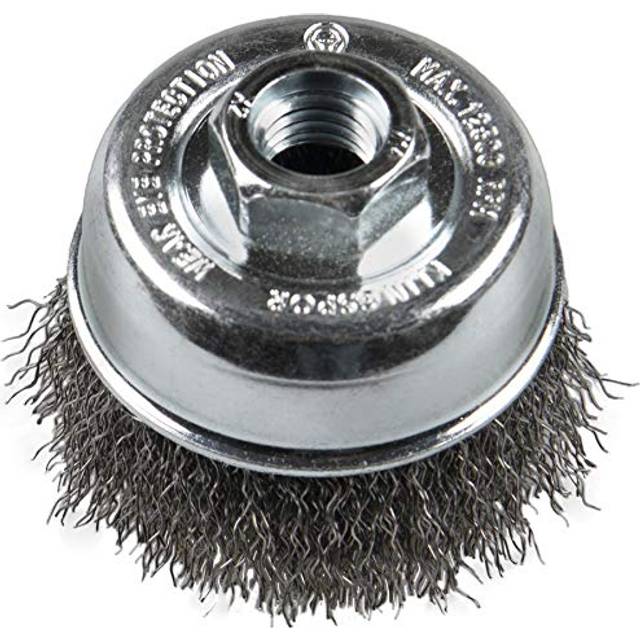 KLINGSPOR STÅLBORSTE BT 600 W GÄNGA M14 STÅL KRUS 0,3 80MM