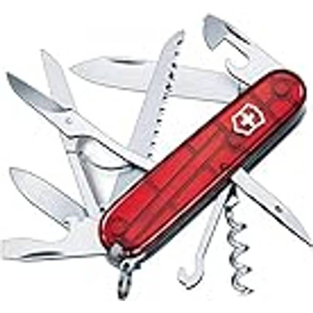 Victorinox, Schweizer Taschenmesser, Huntsman, Multitool, 15 Funktionen, Klinge, gross, Korkenzieher, Dosenöffner