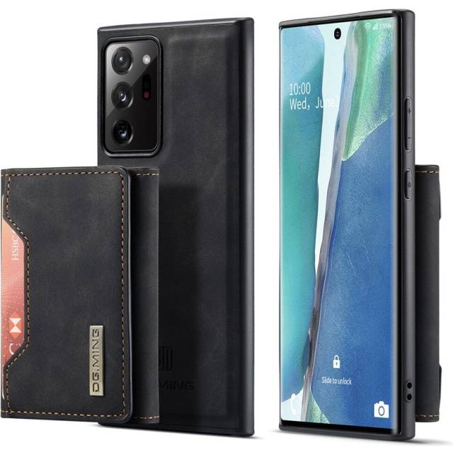 8-FACK Samsung Note 20 Ultra Stöttåligt Skal med Magnetisk Korthållare DG.MING Detach