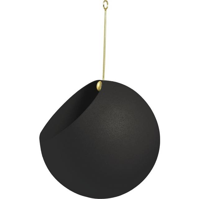 AYTM GLOBE hanging pot Ø17 cm h28 cm Black