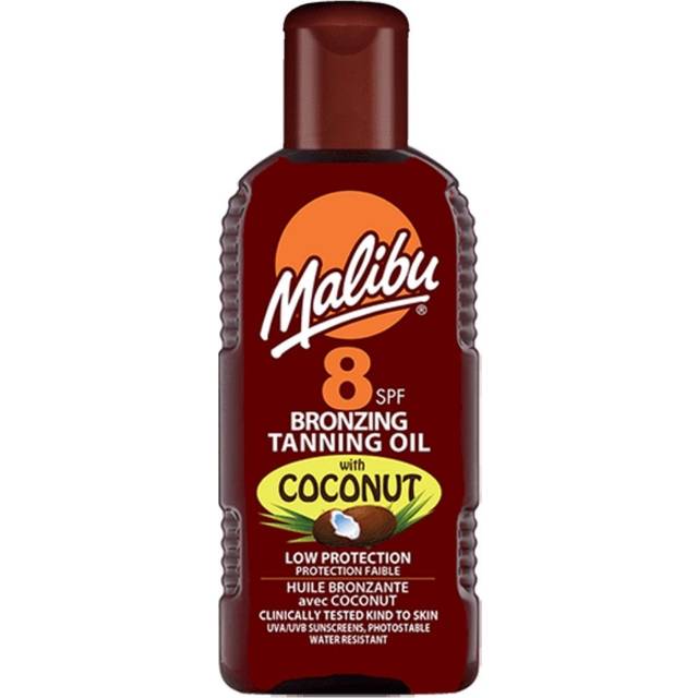 Malibu Bronzing Tanning Oil with Coconut SPF 8 100 ml