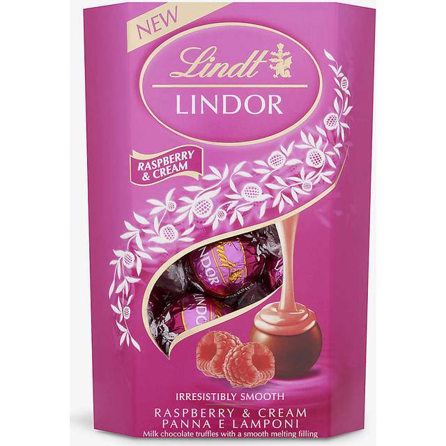Lindt Lindor Raspberry & Cream 200g