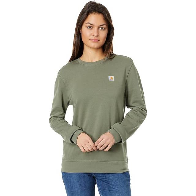 Carhartt French Terry, sweatshirt women , color: Dark Green , size: XL