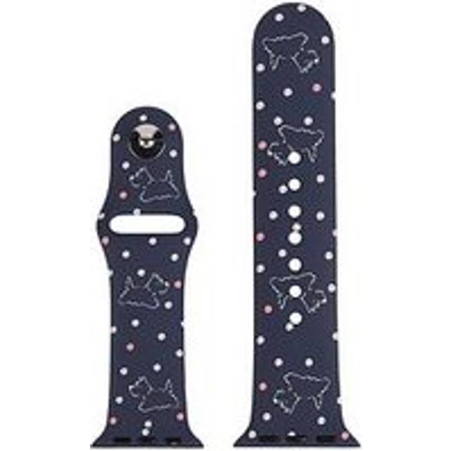 Radley Ladies Deep Blue Printed Dog Silicone Apple Watch Strap, Blue, Women