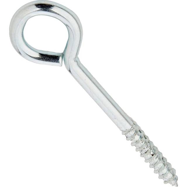 Vine Eye Screw In 75mm BZP Zinc Plated Weatherproof Steel Closed Cup Various QTY/Pack of 50
