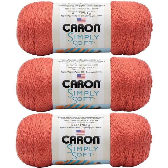 Caron Simply Soft Solids Yarn-Persimmon H97003-9754