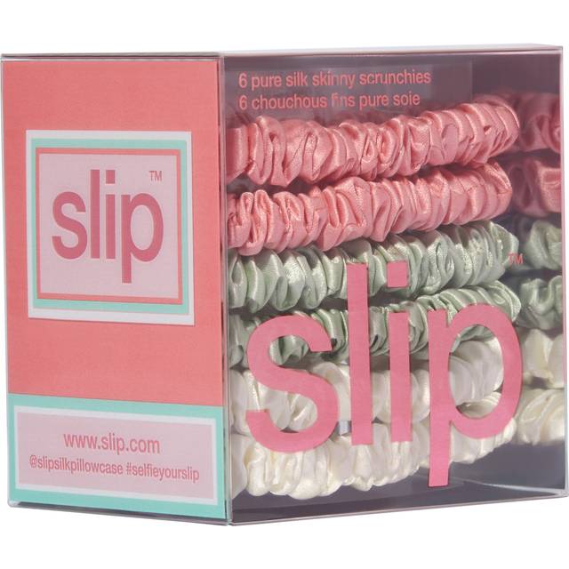 Slip® Skinny Silk Scrunchies, Pack of 6