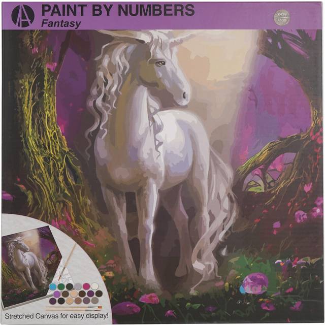 Art StudioPaint by Numbers Fantasy - 30 x 30 x 1.5 cm