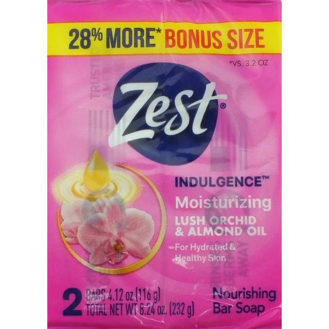 Zest Lush Orchid & Almond Bar Soap