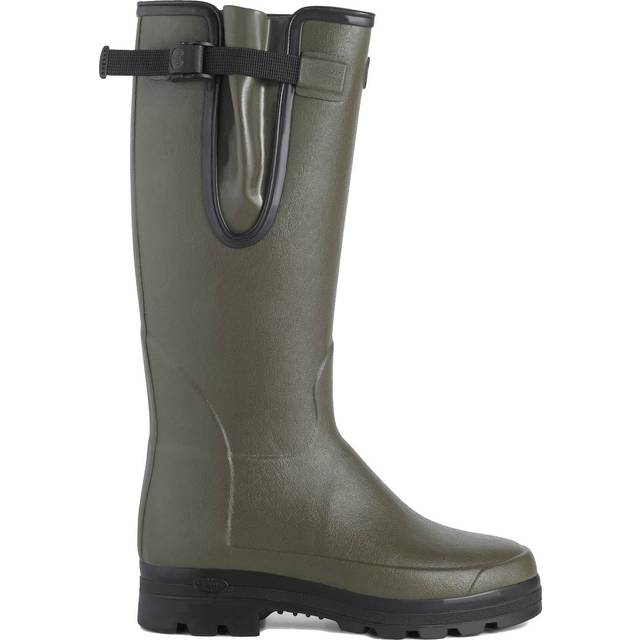 Le Chameau Men's Vierzonord Neoprene Lined Wellies Rain Boots Green Vert Chameau - UK 10.5 / EU 45